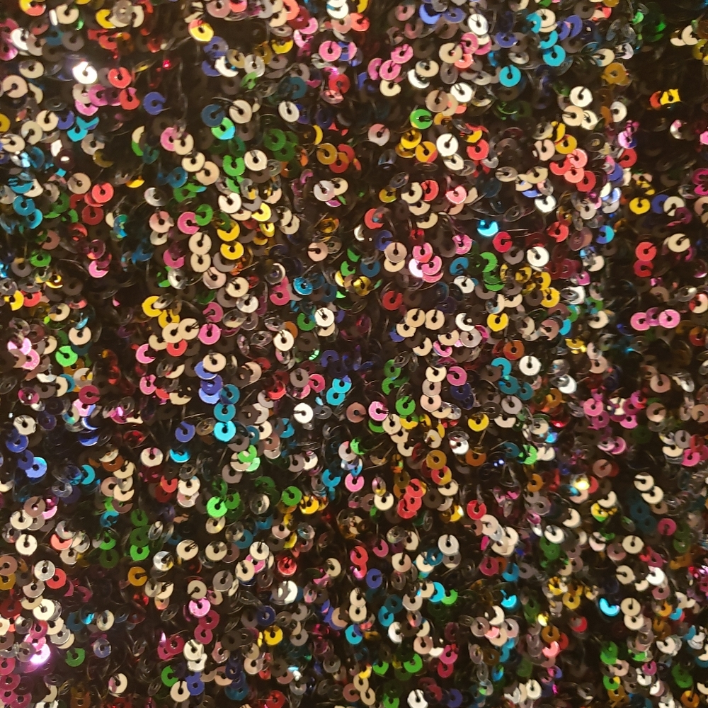 Sparkly Gianna Bini Multicolored Sequin Dress - image 5